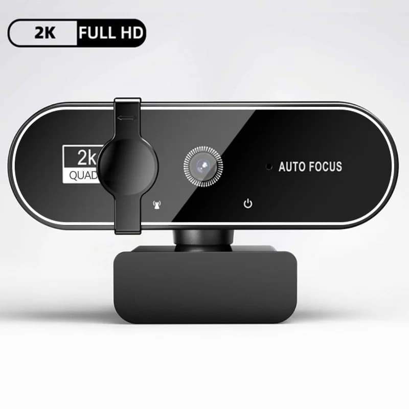 4K HD Webcam Video Camera 2K Autofocus Streaming Web Cam With Microphone Full HD 1080P Webcams for PC/Computer/Laptop