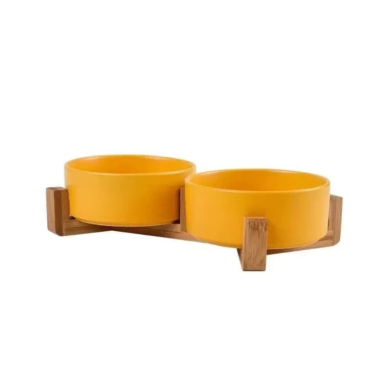 Elevated Ceramic Pet Bowl Feeder Set