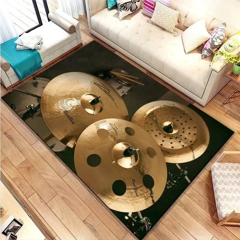 Musical Rock Rug Non-Slip Area Mat