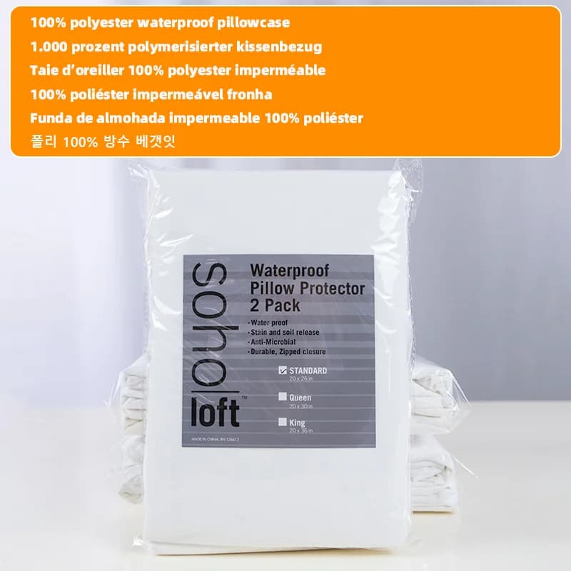 Bamboo Fiber Cooling Pillowcase with Zip