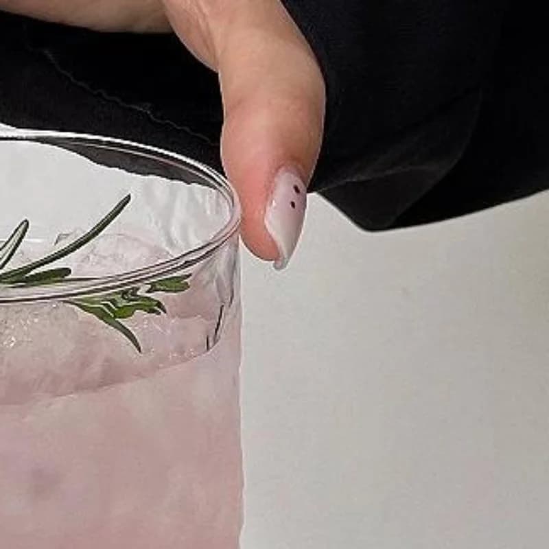 Clear Glass Drinking Cup