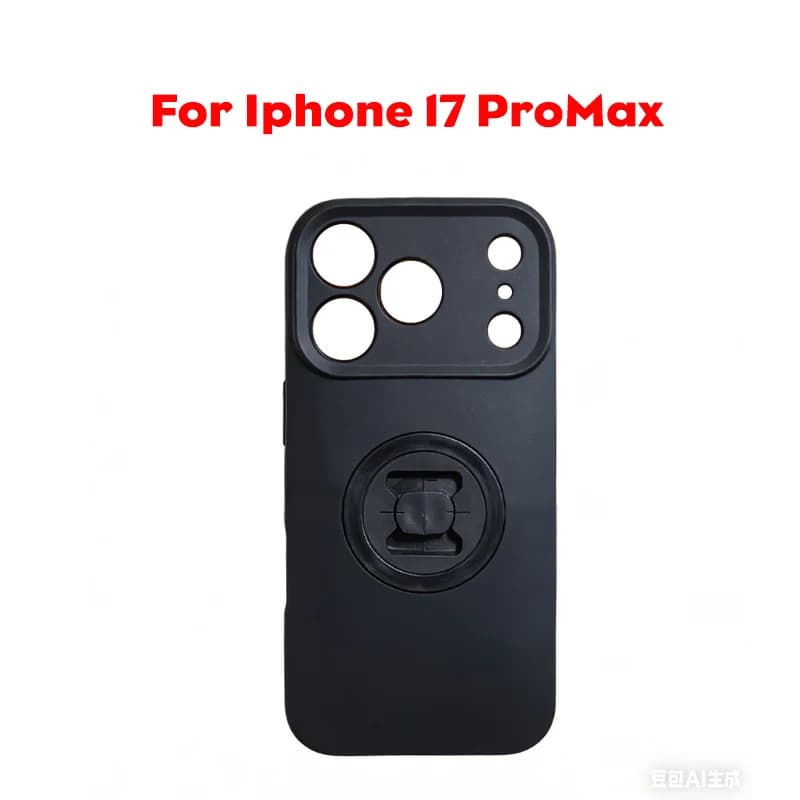 Phone Holder Mobile Phone Case for iPhone 17 17Pro 17Air 17ProMax Motorcycle/Bike Moto Mount Cell Phone Cover Shockproof Case
