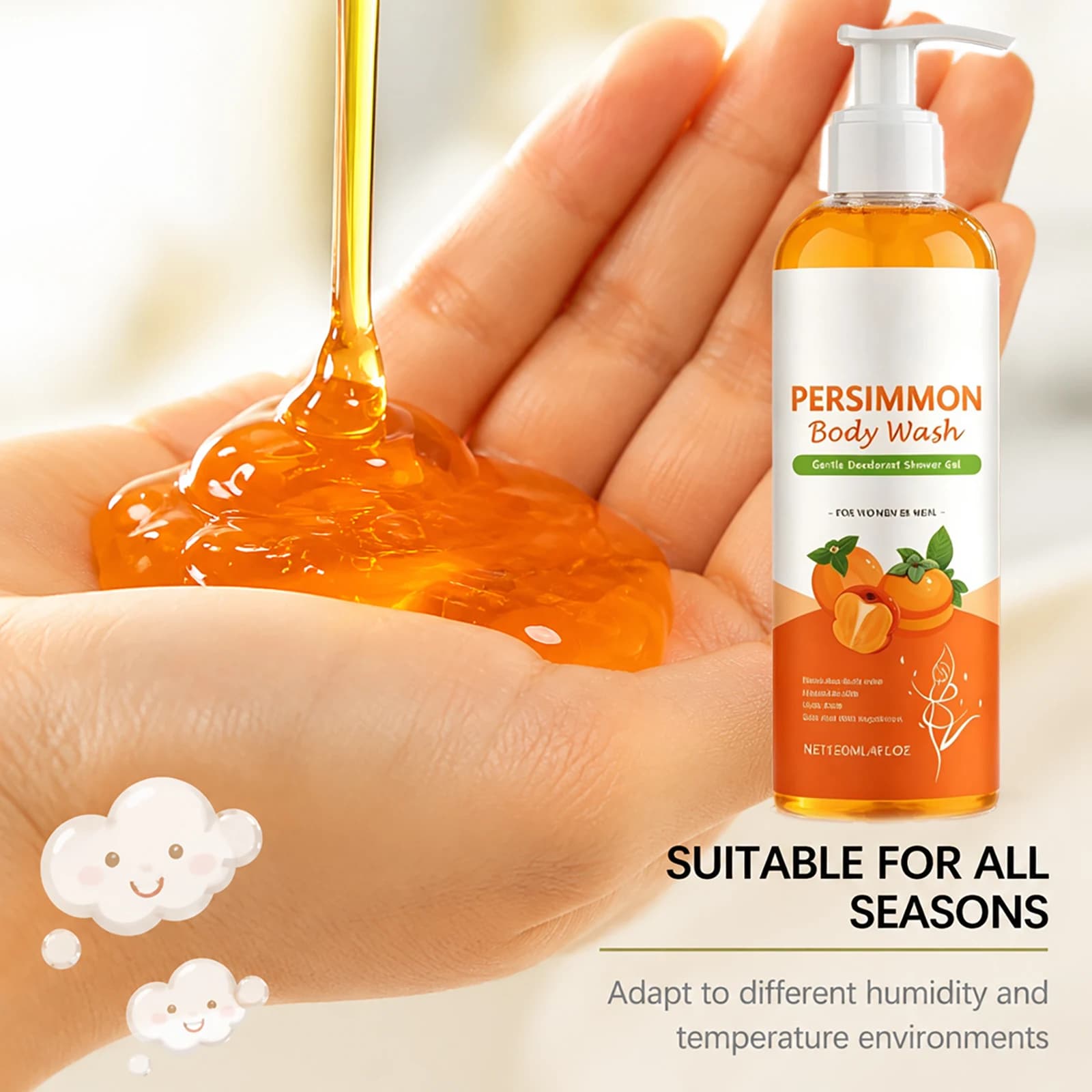 Persimmon Body Wash for Face and Body