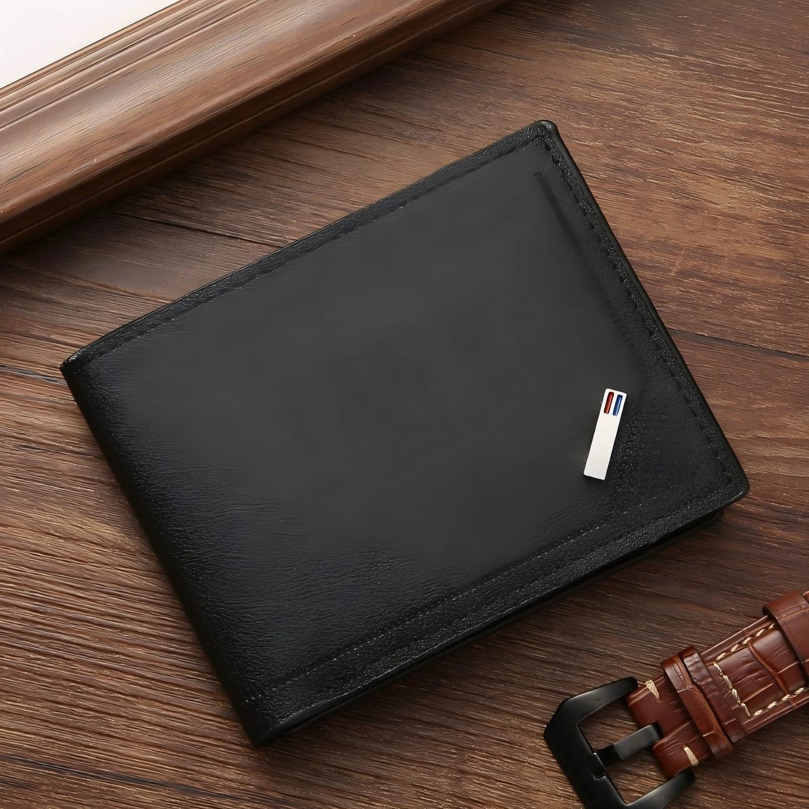 Slim Wallets for Men Money Clip Men's Youth Luxury Short Leather Card Holder Thin Minimalist Bifold Man Wallet
