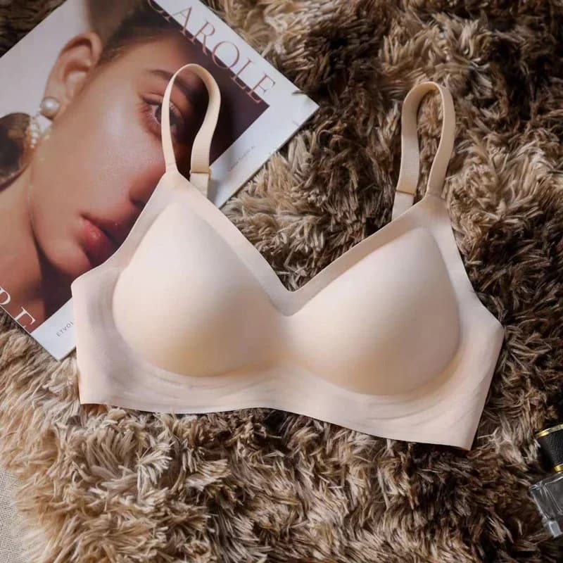Seamless Push-Up Sports Bra with Soft Support