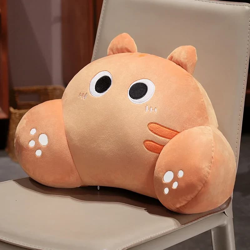 Thickened Cat Back Cushion Lumbar Support Pillow