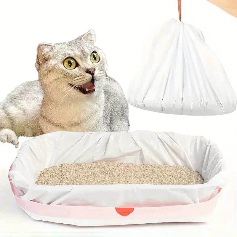 Cat Litter Box Drawstring Liners Multi-Size