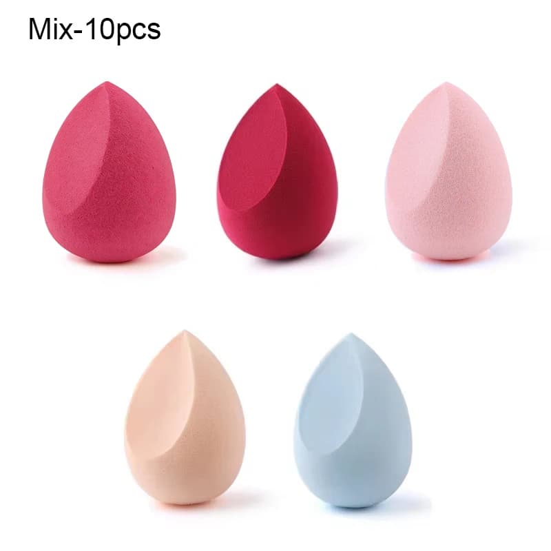 20/5/1pcs Makeup Sponge Concealer Smooth Cosmetic Powder Puff Cut Shape Foundation Water Drop Bevel Make Up Blender Tools