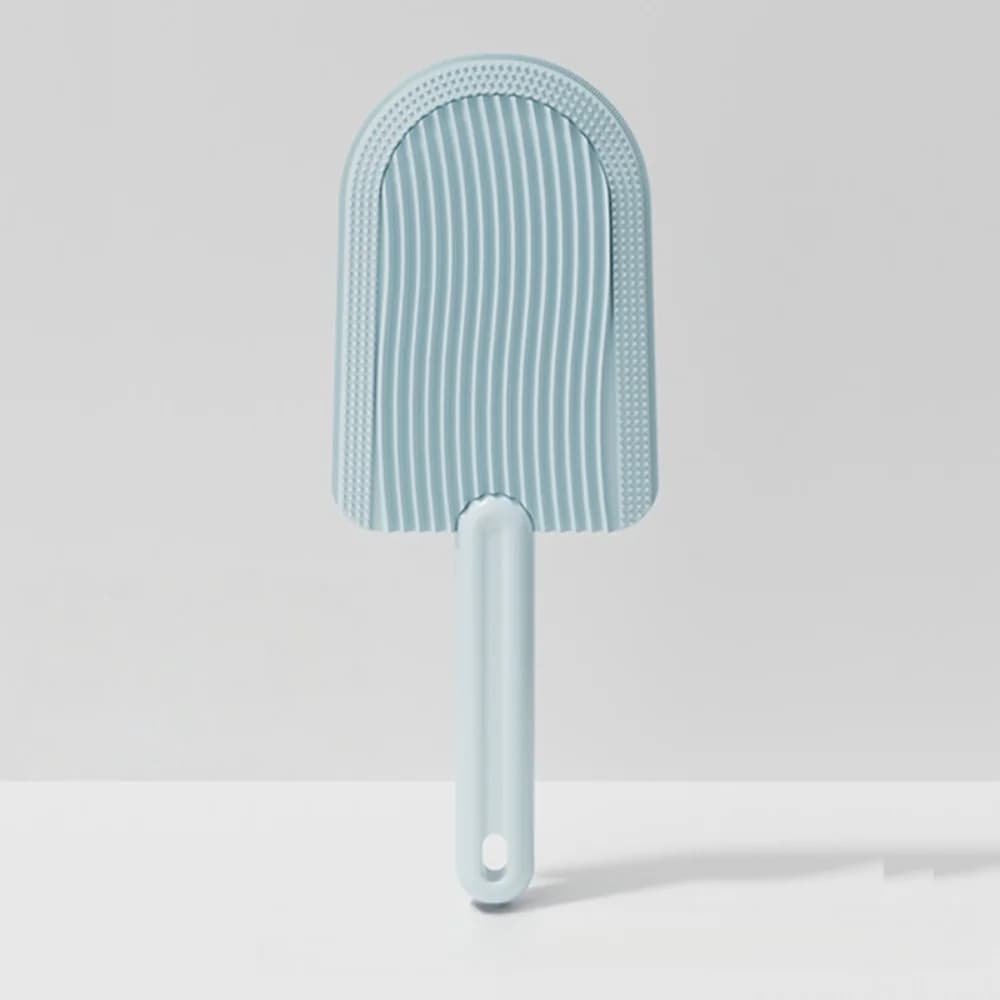 Dual-Sided Pet Grooming Brush: Detangling & Shedding Tool on One Side, Gentle Massage Bristles on the Reverse - for Pets