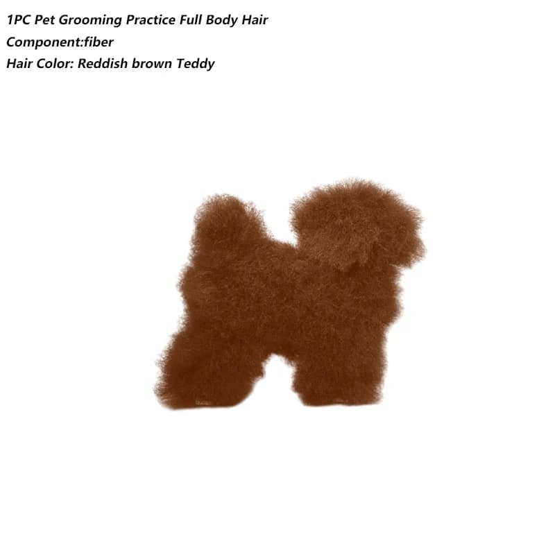 Pet Grooming Training Hair For Dog Model DIY Styling And Scissor Practice Tool B03D