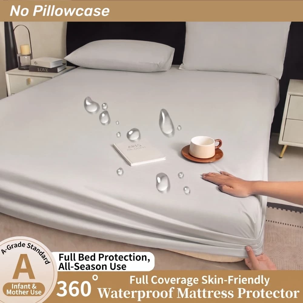Waterproof Mattress Cover Fitted Sheet