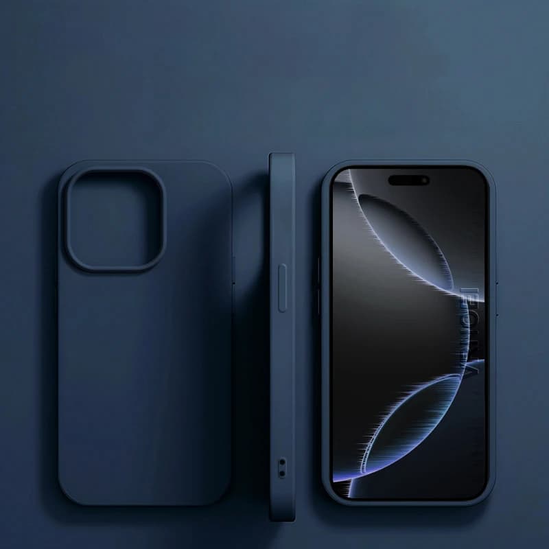 Original Liquid Silicone Phone Case For APPLE iPhone 11 13 12 14 15 16 Pro Max Plus 16E Cases Shockproof Protective Back Cover