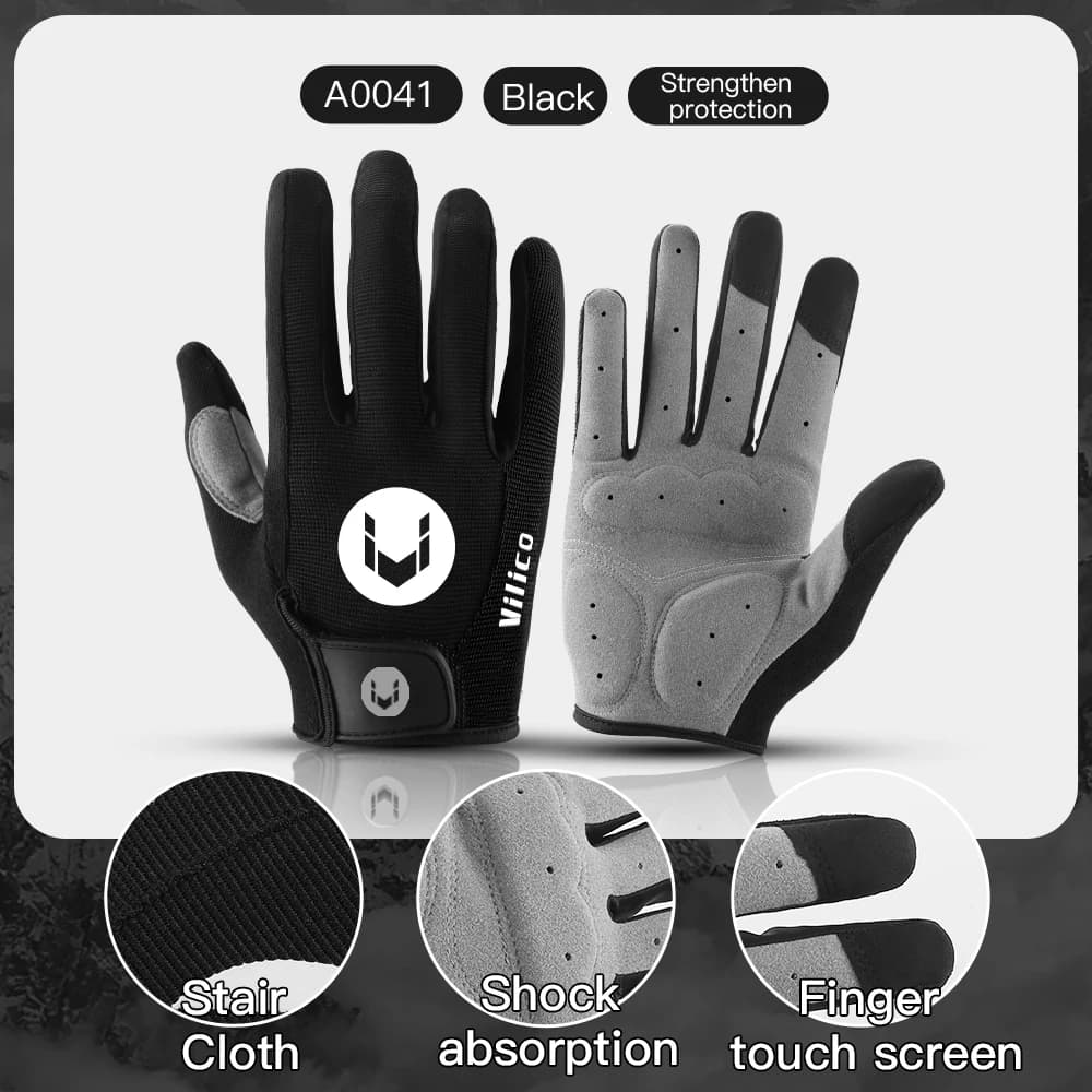 Touchscreen Cycling Gloves for Road and Mountain Bikes