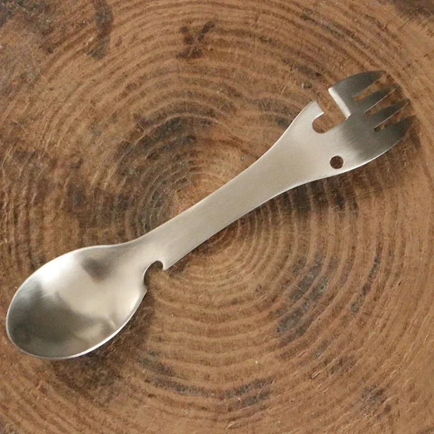 5-in-1 Stainless Steel Camping Utensil Tool