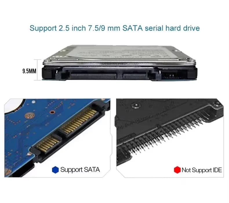 2.5-Inch SATA to USB 3.0 Hard Drive Enclosure