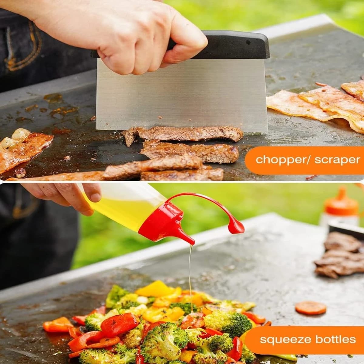 Stainless Steel Griddle Cooking Tool Set