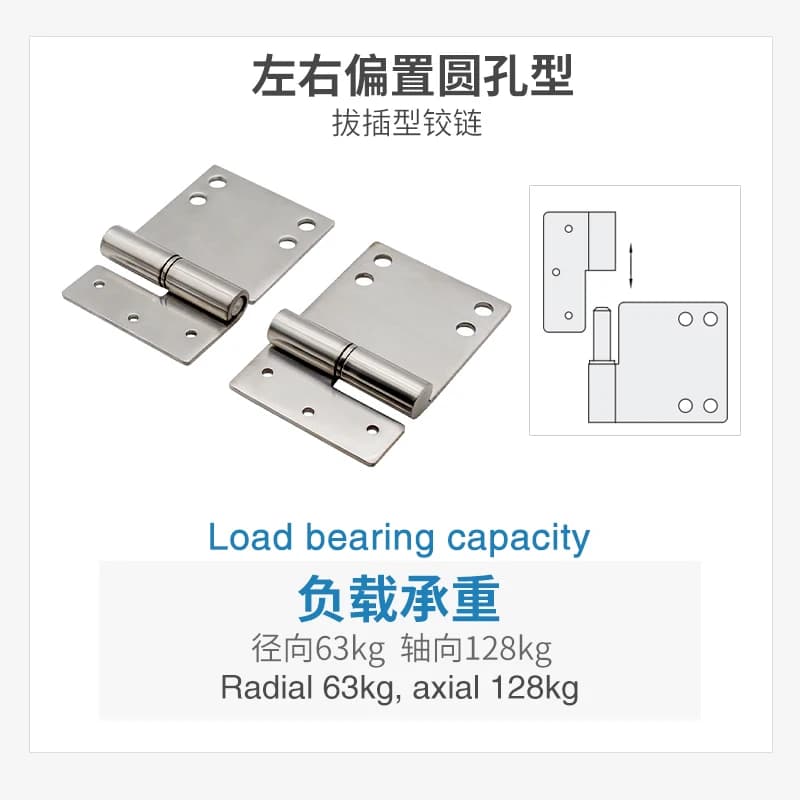 Stainless Steel Detachable Hinge for Cabinet Doors