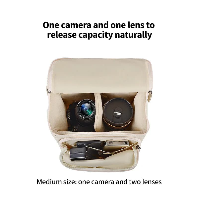 Single-Shoulder Canvas Camera Bag