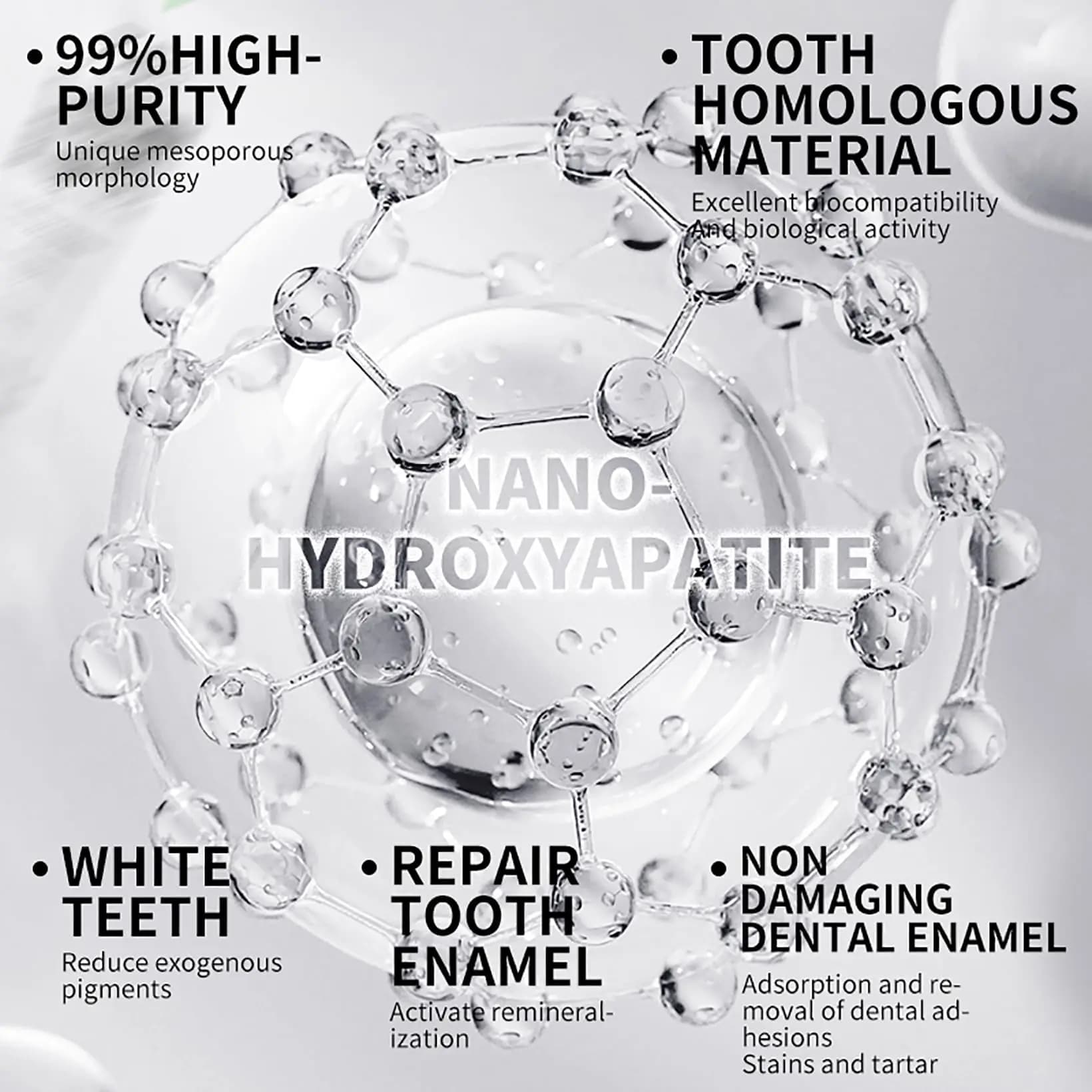Hydroxyapatite Toothpaste for Sensitive Teeth