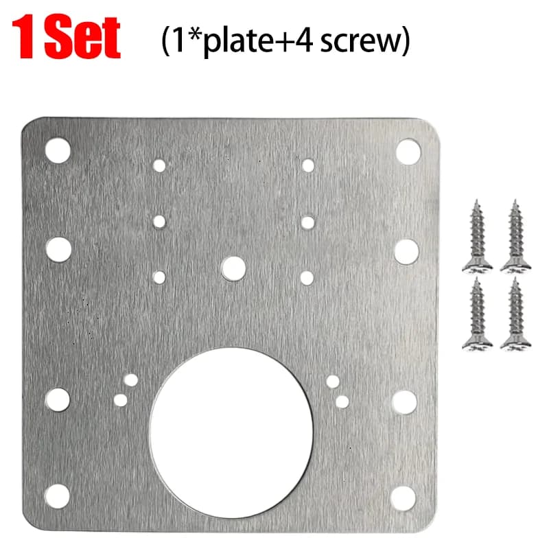 Stainless Steel Hinge Repair Mounting Plate