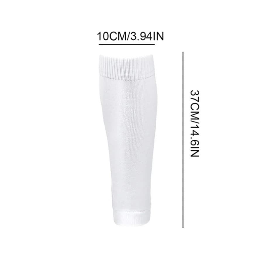 4 Pieces Soccer Football Gear Set Anti-Slip Socks Shin Guards Sports Bandage & Calf Sleeves for Men Women Training