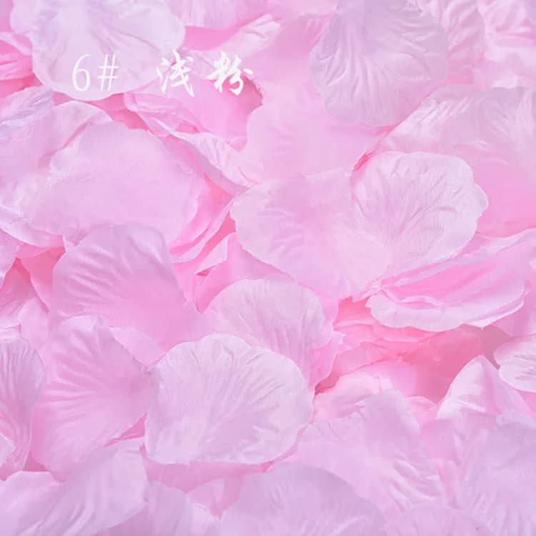 Silk Rose Petals Wedding Ceremony Bulk Pack