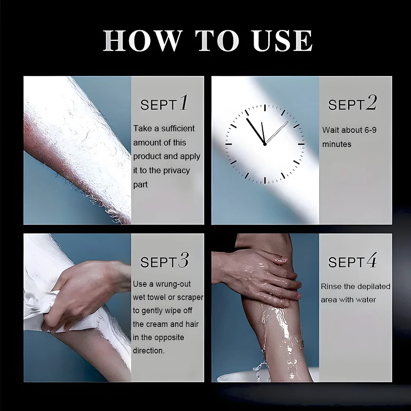 Hair Removal Cream for Men and Women