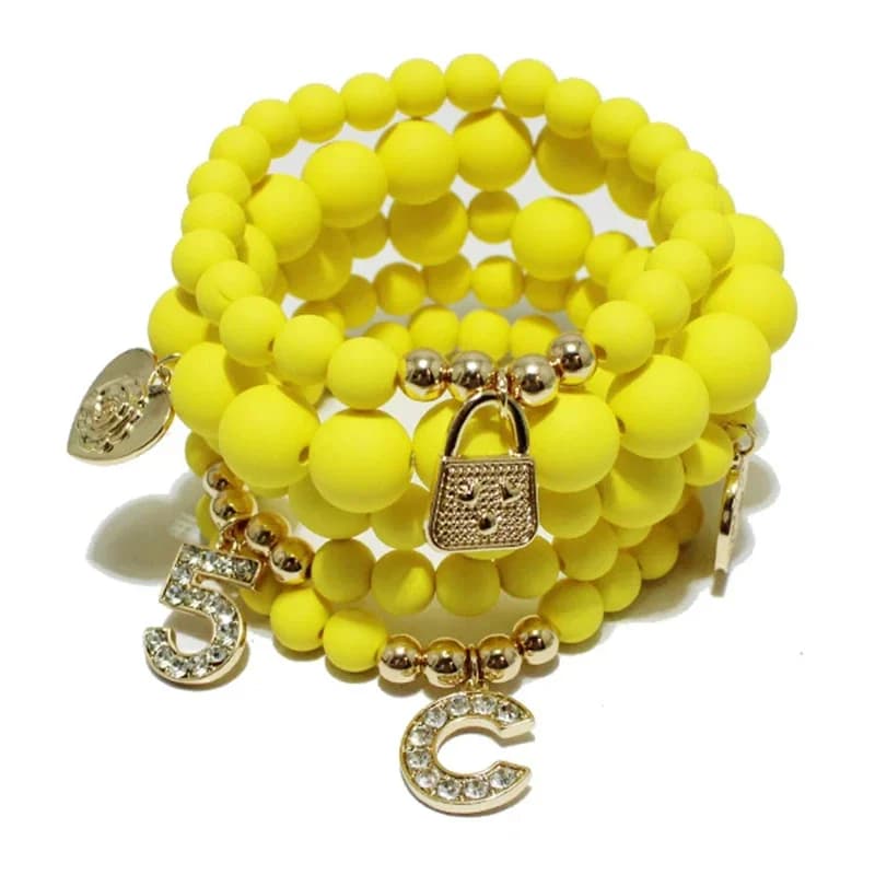 Bohemian Stretch Beaded Bracelets Set