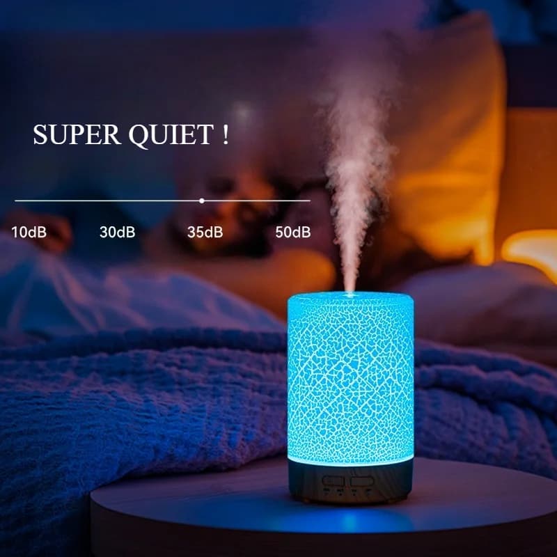 Ultrasonic Essential Oil Diffuser with LED Lights