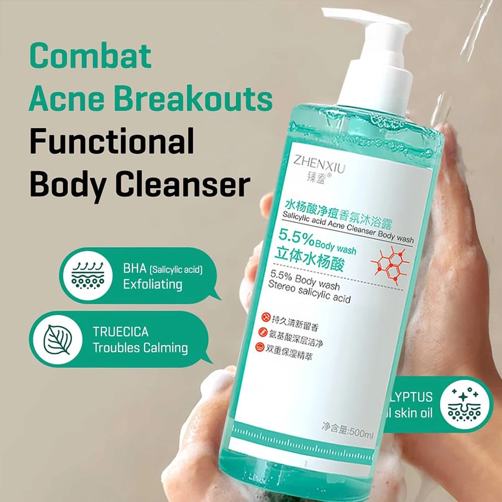 Salicylic Acid Body Wash for Acne