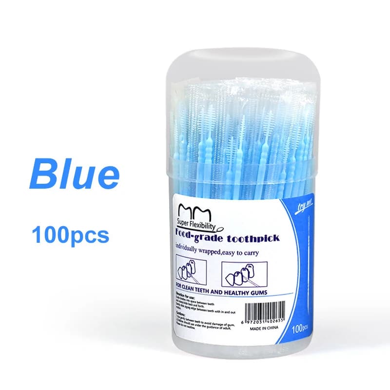 Disposable Double-Ended Dental Floss Toothpicks
