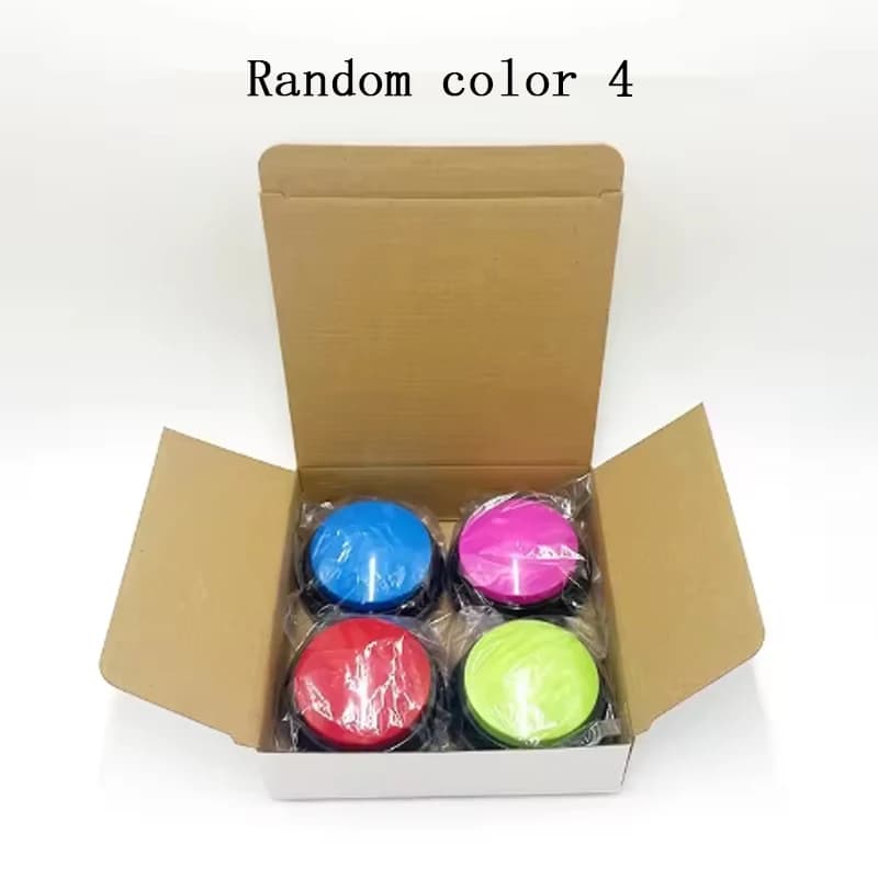 Dog Toys Funny Dog Recordable Pet Toys Talking Pet Starters Pet Speaking Buttons Portable Cute Pet Supplies
