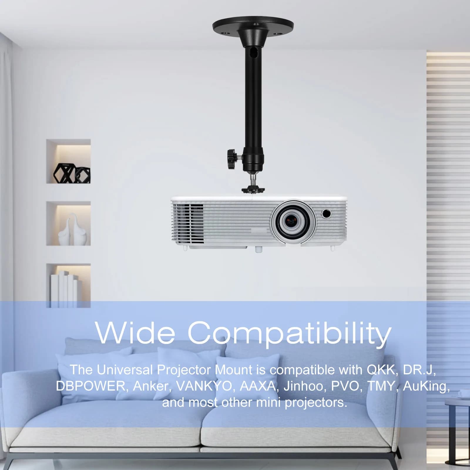 Universal Mini Projector Ceiling Mount
