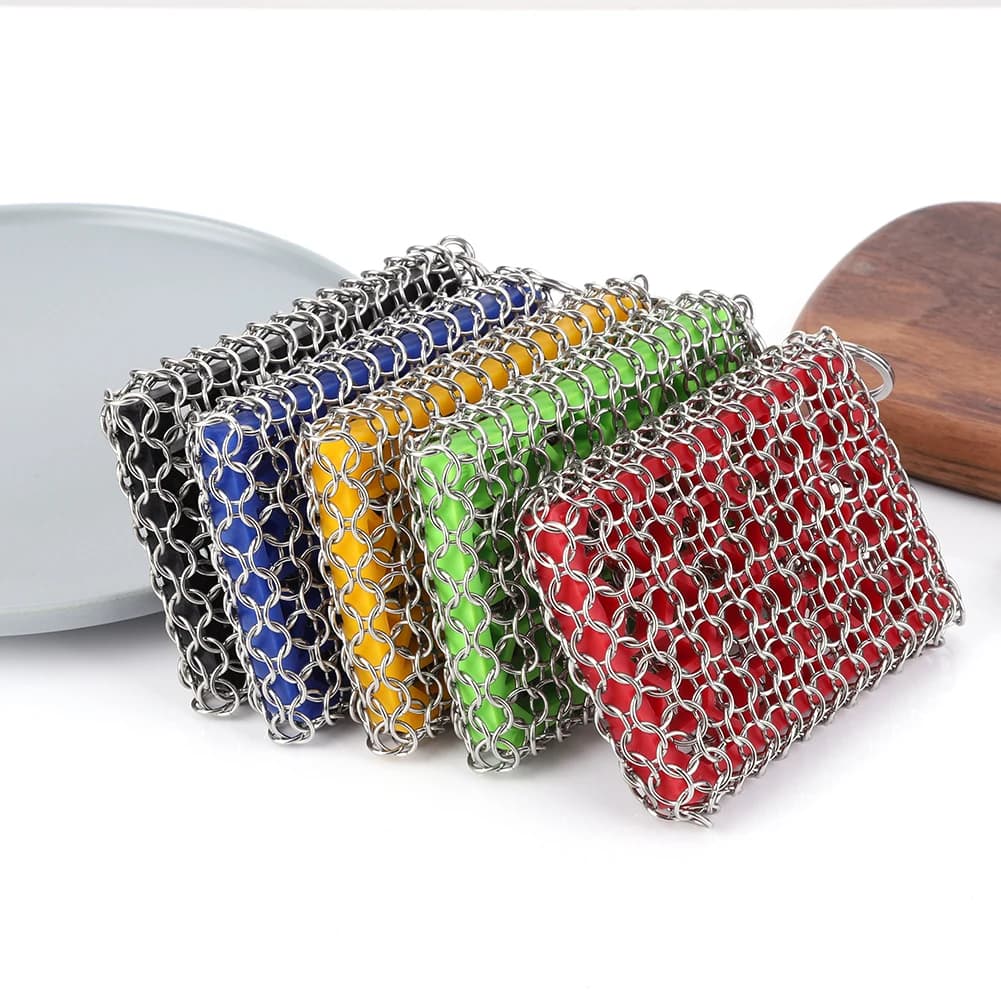 Cast Iron Chainmail Scrubber
