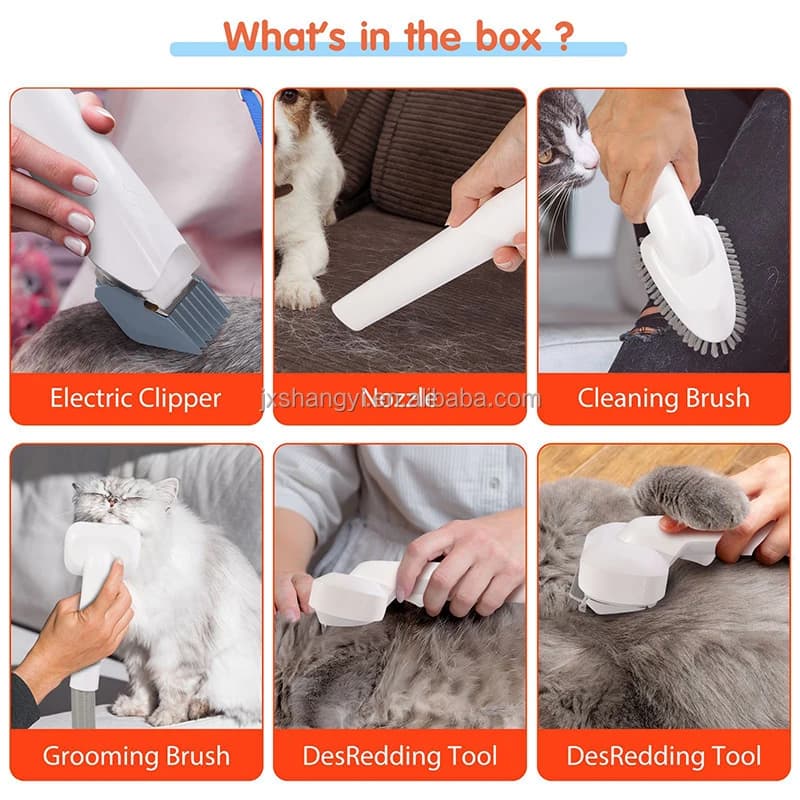 Custom Pet Grooming Supplies Vacuum Products Kit for Dog Cat Pet