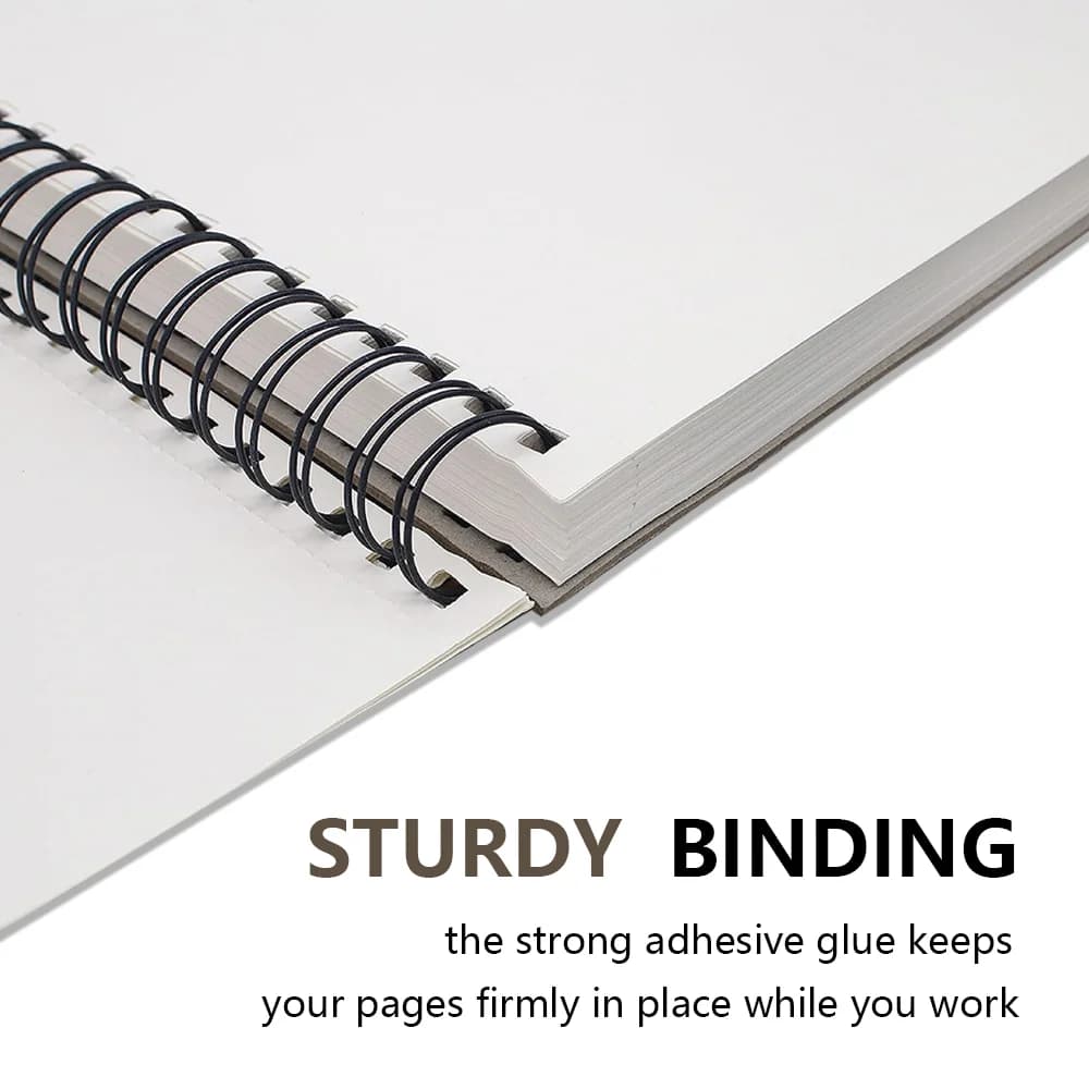 Spiral Bound Sketch Pad, 100 Sheets