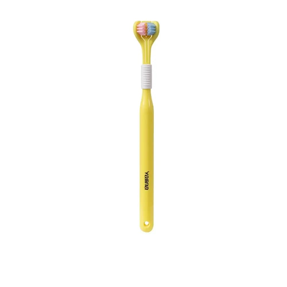 Three-Sided Soft Bristle Toothbrush