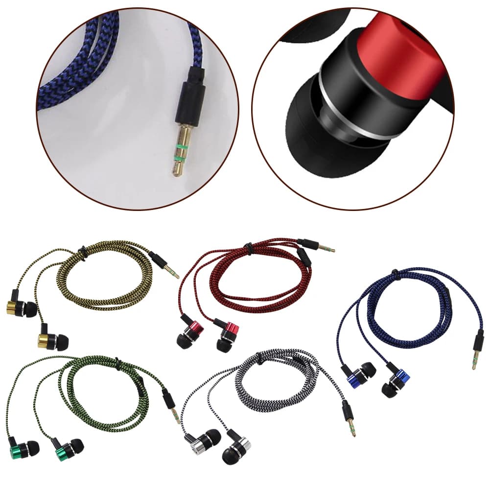 3.5mm In-Ear Stereo Earbuds with Bass