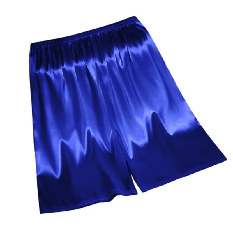 Men's Semi Sheer Silky Sleep Shorts