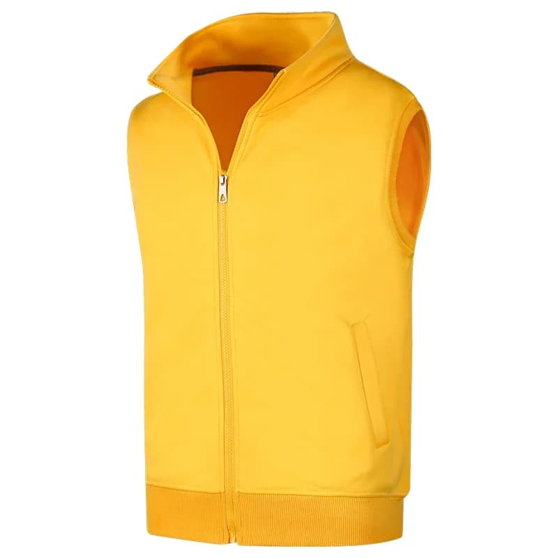 Monochrome Velvet Fleece Vest