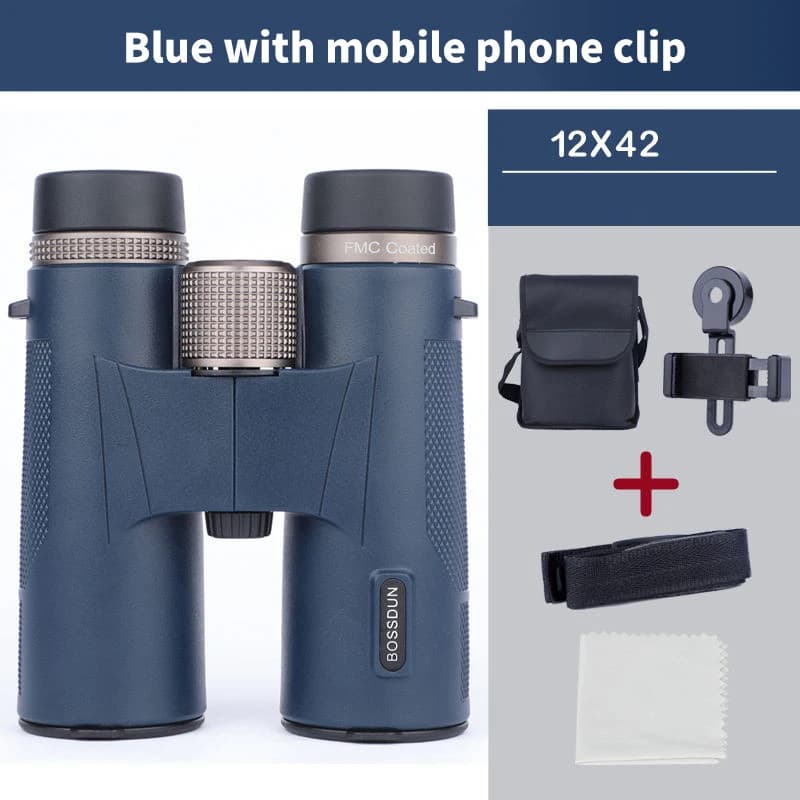 Professional HD Binoculars 12x42 Waterproof BAK4