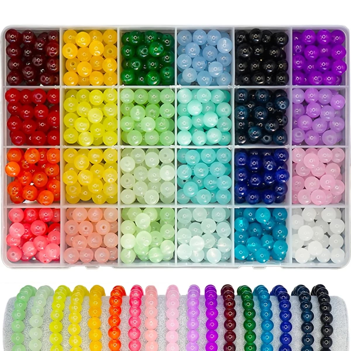 Glass and Crystal Beads Assortment Kit