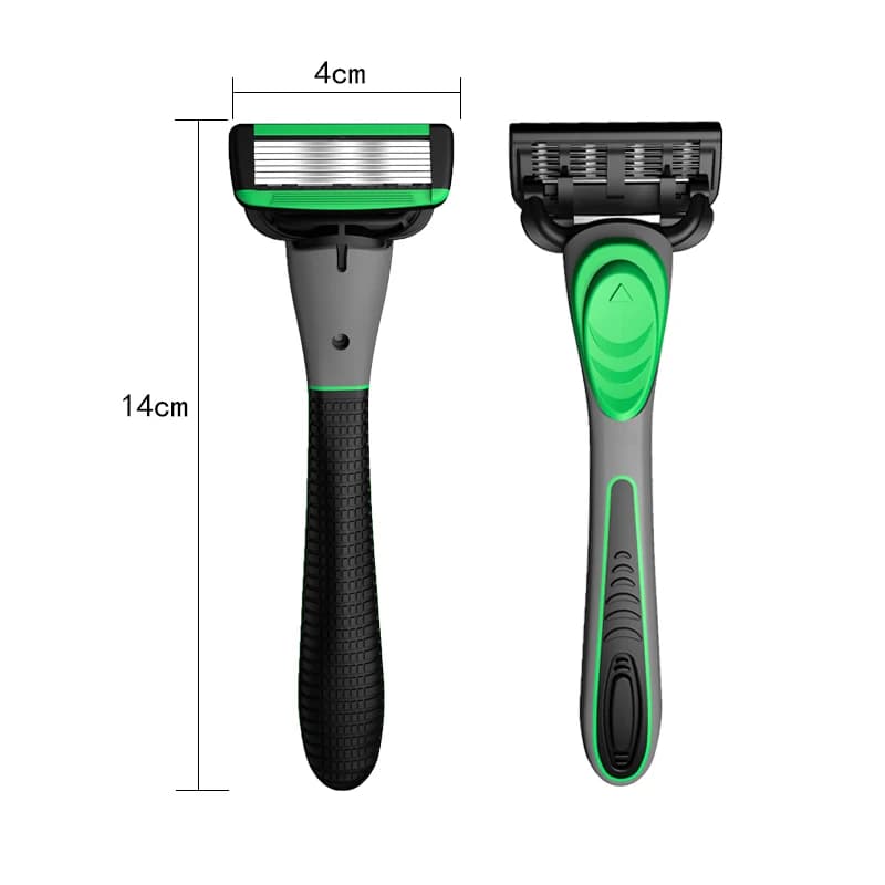 Manual Razor with 7-Layer Replaceable Blades