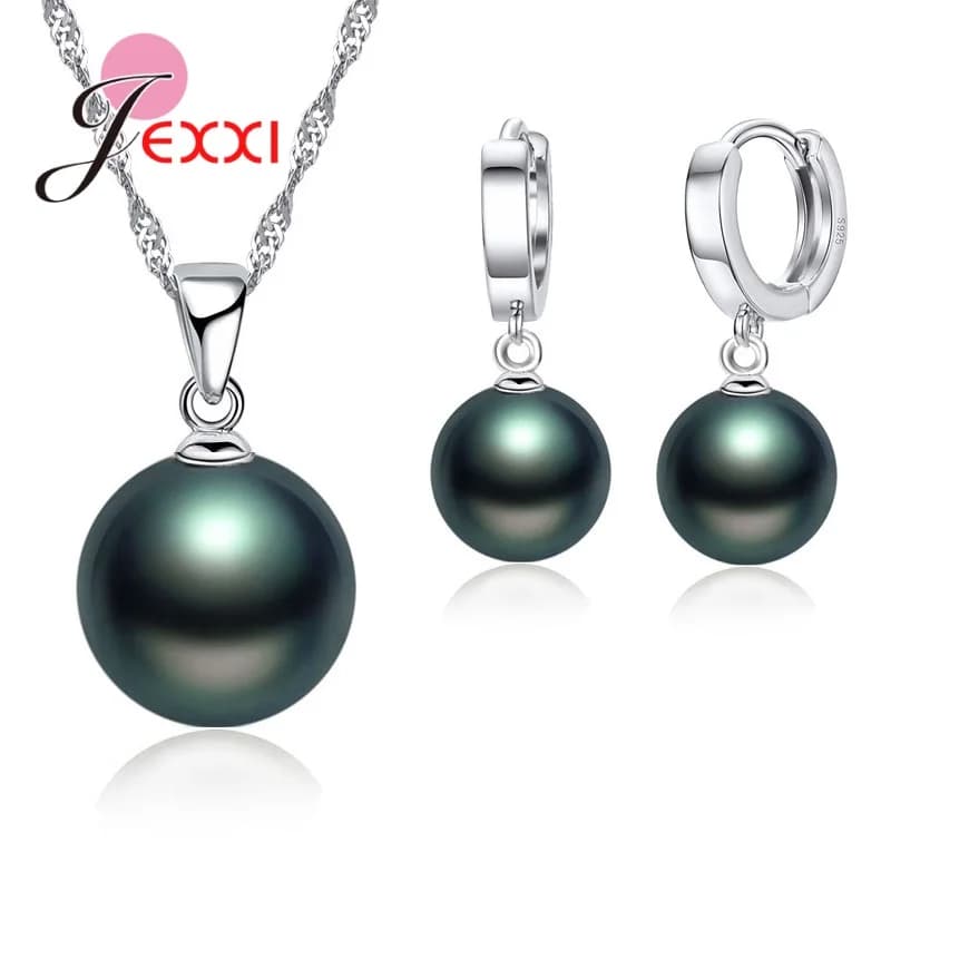 Sterling Silver Pearl Drop Earrings