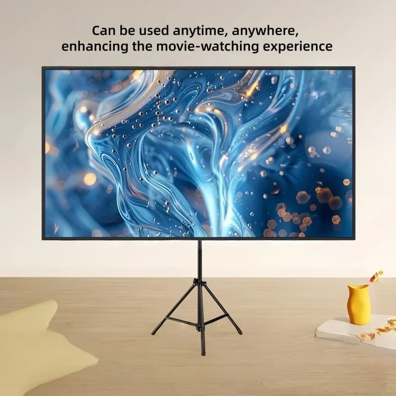 100 Inch Portable Projector Screen with Stand
