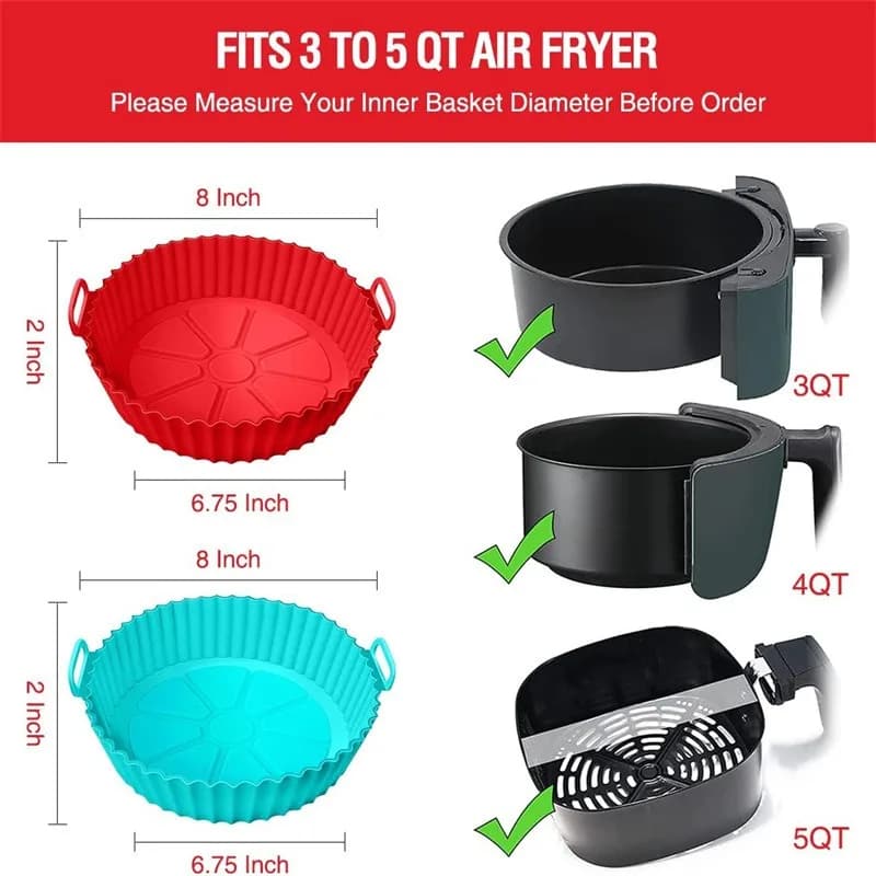 Silicone Baking Mold Set for Air Fryer