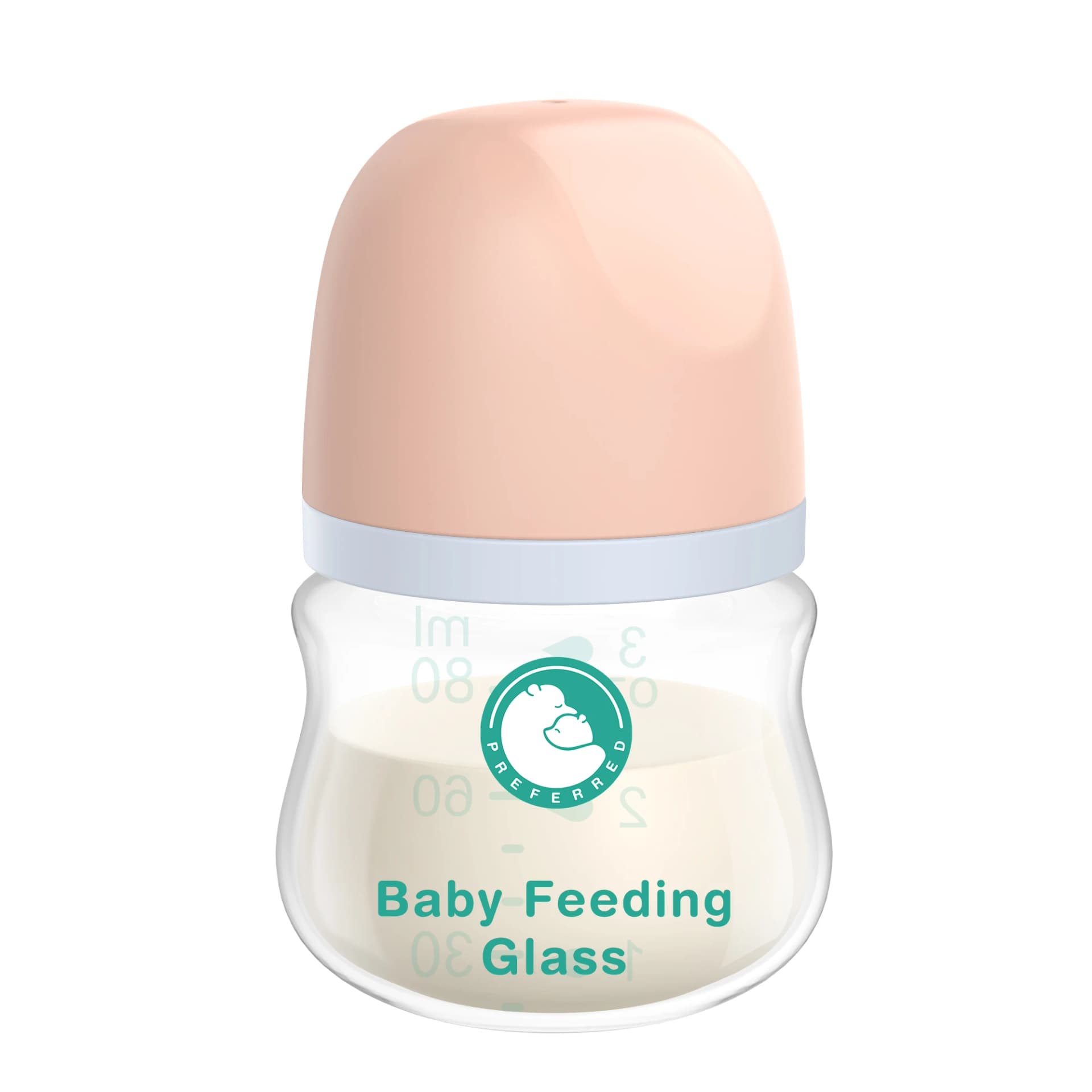1PCS Newborn Feeding Bottles 90ML/160ML Baby Bottle Glass Bottles Anti-flatulence Milk Feeding Bottles Infant