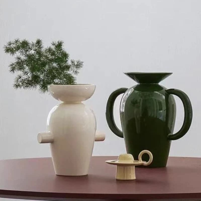 Ceramic Flower Vase Nordic Retro Design