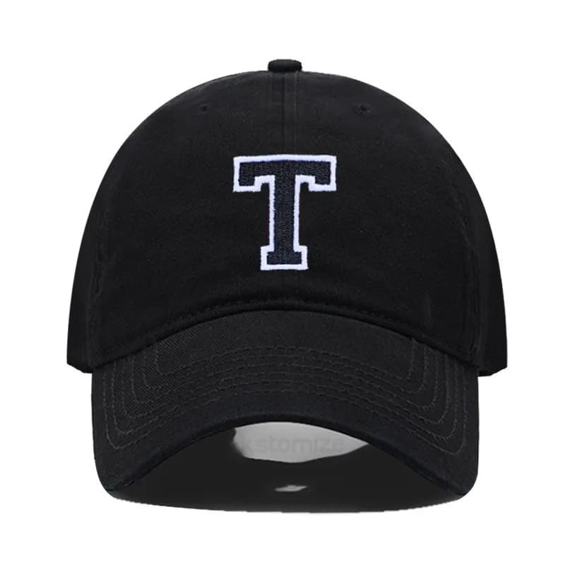Embroidered Initial Baseball Cap