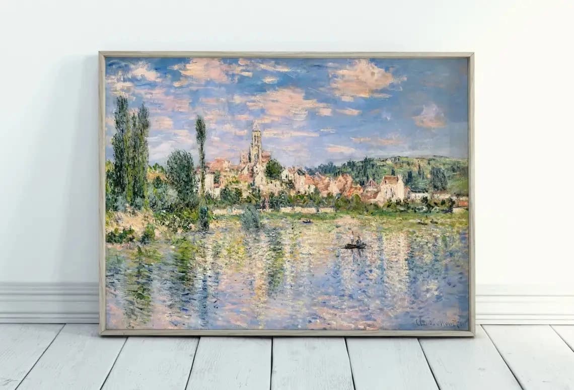 Modern Abstract Landscape Canvas Wall Art Print